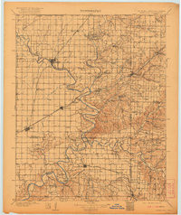 WYANDOTTE, OK-MO-KS HISTORICAL MAP GEOPD