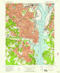 ALEXANDRIA, VA-DC-MD HISTORICAL MAP GEOP