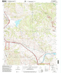 LEBEC, CA HISTORICAL MAP GEOPDF 7.5X7.5