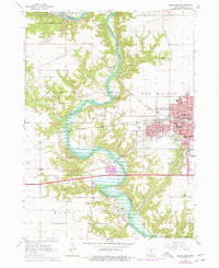 BOONE WEST, IA HISTORICAL MAP GEOPDF 7.5