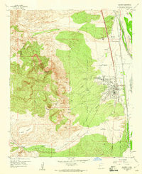 SOCORRO, NM HISTORICAL MAP GEOPDF 7.5X7.