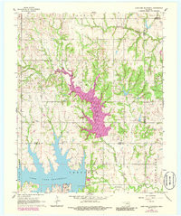 LAKE CARL BLACKWELL, OK HISTORICAL MAP G
