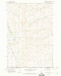 PASS CREEK EAST, MT-WY HISTORICAL MAP GE