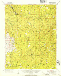 MARIPOSA, CA HISTORICAL MAP GEOPDF 15X15