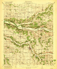 SARCOXIE, MO HISTORICAL MAP GEOPDF 15X15