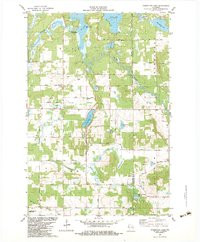 POQUETTES LAKE, WI HISTORICAL MAP GEOPDF