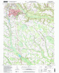 RAEFORD, NC HISTORICAL MAP GEOPDF 7.5X7.