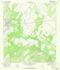 GEORGE WEST, TX HISTORICAL MAP GEOPDF 7.