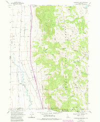 HENDERSON CREEK, ID-UT HISTORICAL MAP GE