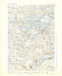 LAKE MINNETONKA, MN HISTORICAL MAP GEOPD