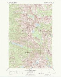MOUNT CALOWAHCAN, MT HISTORICAL MAP GEOP