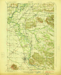 LEBANON, OR HISTORICAL MAP GEOPDF 15X15