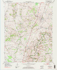WOODBURN, KY HISTORICAL MAP GEOPDF 7.5X7