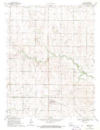 OLMITZ, KS HISTORICAL MAP GEOPDF 7.5X7.5