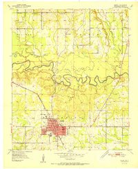 IDABEL, OK HISTORICAL MAP GEOPDF 7.5X7.5