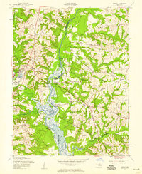 BRISTOL, MD HISTORICAL MAP GEOPDF 7.5X7.
