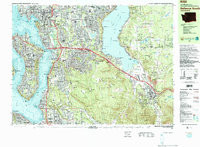 BELLEVUE SOUTH, WA HISTORICAL MAP GEOPDF