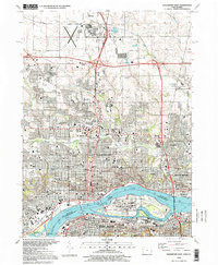 DAVENPORT EAST, IA-IL HISTORICAL MAP GEO