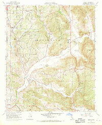 BONSALL, CA HISTORICAL MAP GEOPDF 7.5X7.
