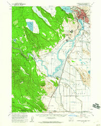 KLAMATH FALLS, OR-CA HISTORICAL MAP GEOP