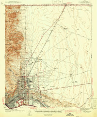FORT BLISS, TX HISTORICAL MAP GEOPDF 15X