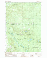 TOWNSEND LAKE, MI HISTORICAL MAP GEOPDF