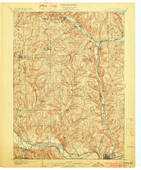 WAVERLY, NY-PA HISTORICAL MAP GEOPDF 15X