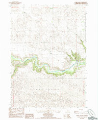 SPRING CANYON, NE HISTORICAL MAP GEOPDF