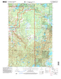 LAKE TAHKODAH, WI HISTORICAL MAP GEOPDF