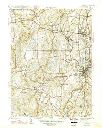 DANIELSON, CT HISTORICAL MAP GEOPDF 7.5X