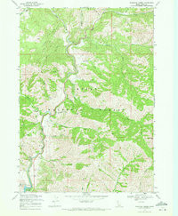 DUNNIGAN CREEK, ID HISTORICAL MAP GEOPDF