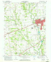 PLAINFIELD, IN HISTORICAL MAP GEOPDF 7.5