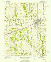 PLAINFIELD, IN HISTORICAL MAP GEOPDF 7.5