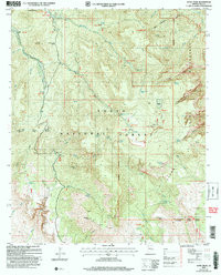 AZTEC PEAK, AZ HISTORICAL MAP GEOPDF 7.5
