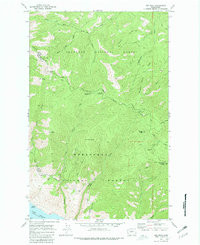 OSS PEAK, WA HISTORICAL MAP GEOPDF 7.5X7