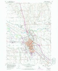 CALDWELL, ID HISTORICAL MAP GEOPDF 7.5X7