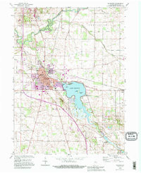 ROCHESTER, IN HISTORICAL MAP GEOPDF 7.5X