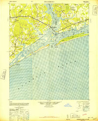 SWANSBORO, NC HISTORICAL MAP GEOPDF 15X1