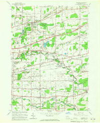 CLARENCE, NY HISTORICAL MAP GEOPDF 7.5X7