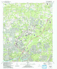 ROSWELL, GA HISTORICAL MAP GEOPDF 7.5X7.
