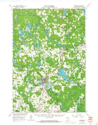 SPOONER, WI HISTORICAL MAP GEOPDF 15X15