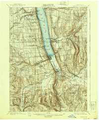 WATKINS GLEN, NY HISTORICAL MAP GEOPDF 1