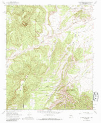 D CROSS MOUNTAIN, NM HISTORICAL MAP GEOP