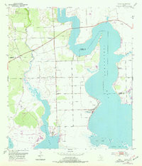 OLIVIA, TX HISTORICAL MAP GEOPDF 7.5X7.5