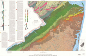 BEDROCK GEOLOGIC MAP CNTRL/SOUTH, NJ