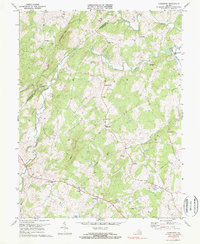 CASTLETON, VA HISTORICAL MAP GEOPDF 7.5X