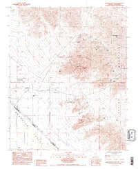SHENANDOAH PEAK, NV-CA HISTORICAL MAP GE