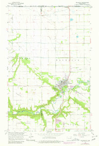 WALHALLA, ND HISTORICAL MAP GEOPDF 7.5X7