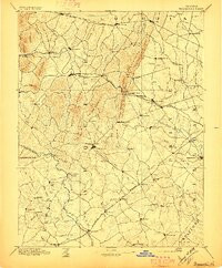WARRENTON, VA HISTORICAL MAP GEOPDF 15X1