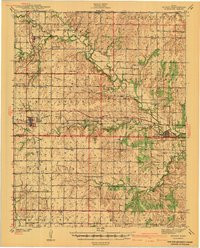 SEVERY, KS HISTORICAL MAP GEOPDF 15X15 G